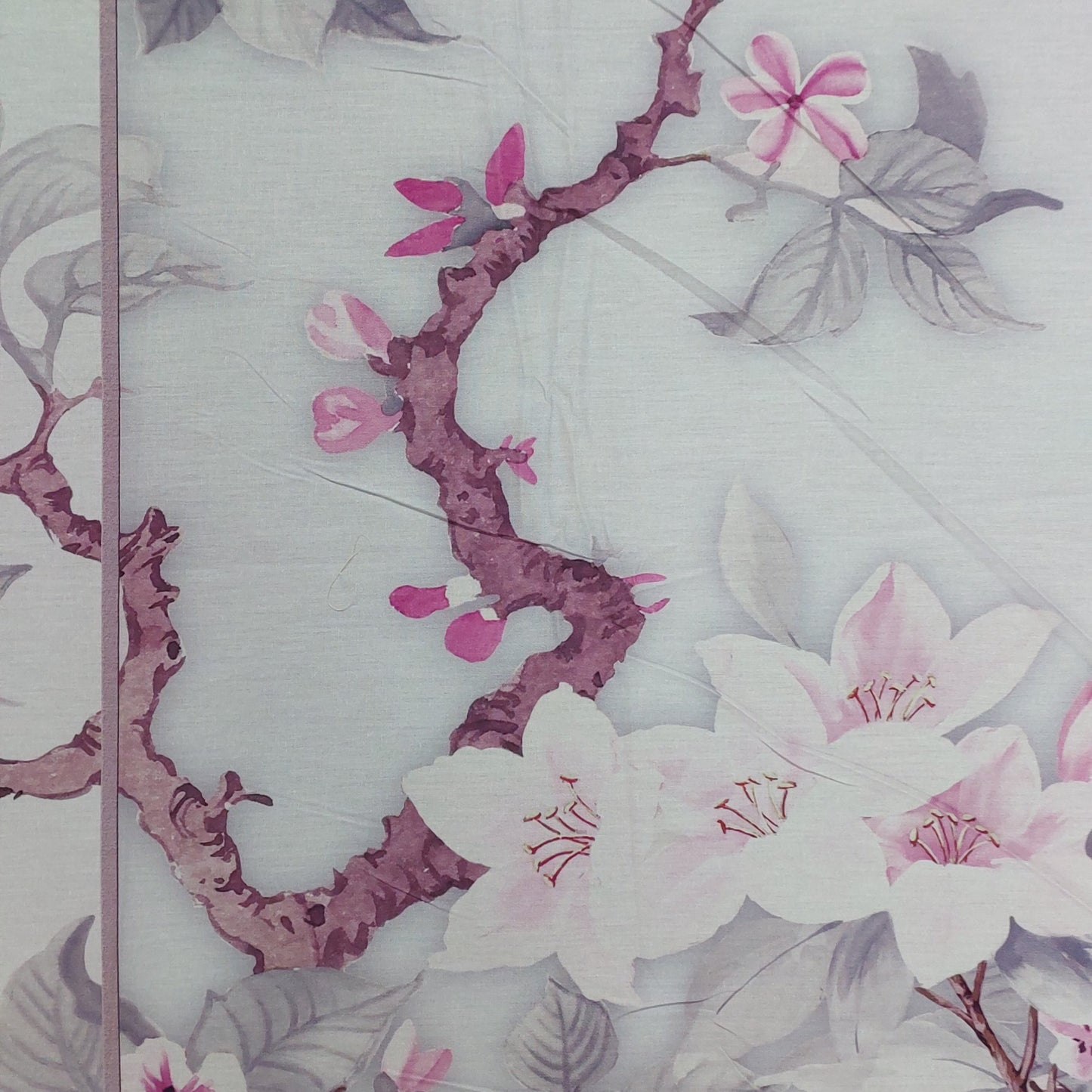 FLORAL DIGITAL PRINTED KING COTTON BEDSHEET SET