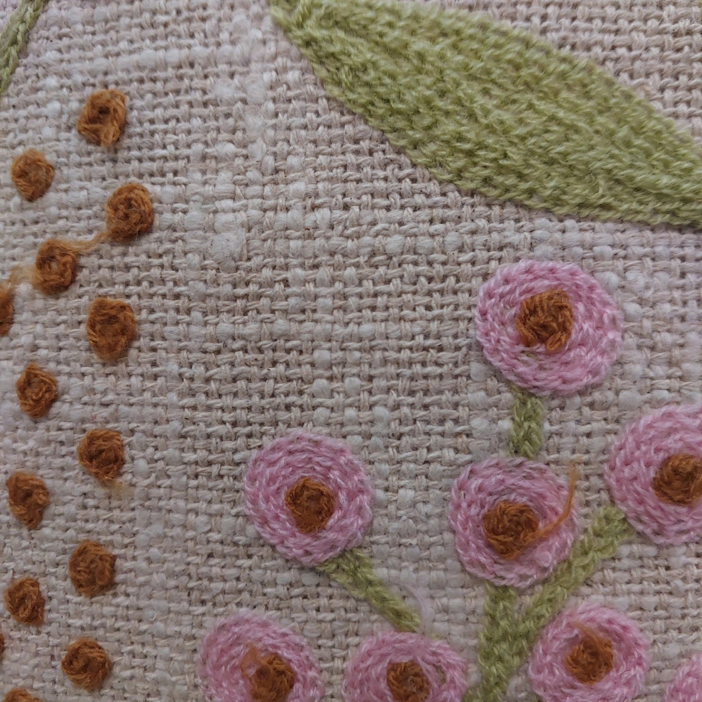 EMBROIDERED - FLORAL CUSHION COVERS ( SET OF 2 )