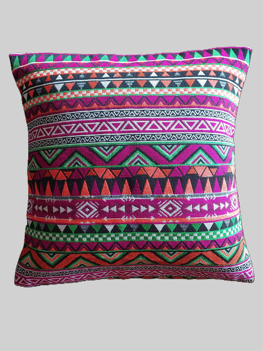 RANI PINK GEOMETRICAL CUSHION COVERS ( SET OF 2 )