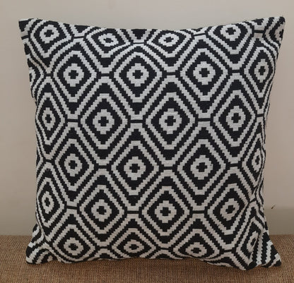 BLACK & WHITE CUSHION COVERS ( SET OF 2 )