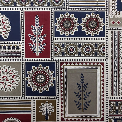 MULTI COLOURED COTTON KING BEDSHEET