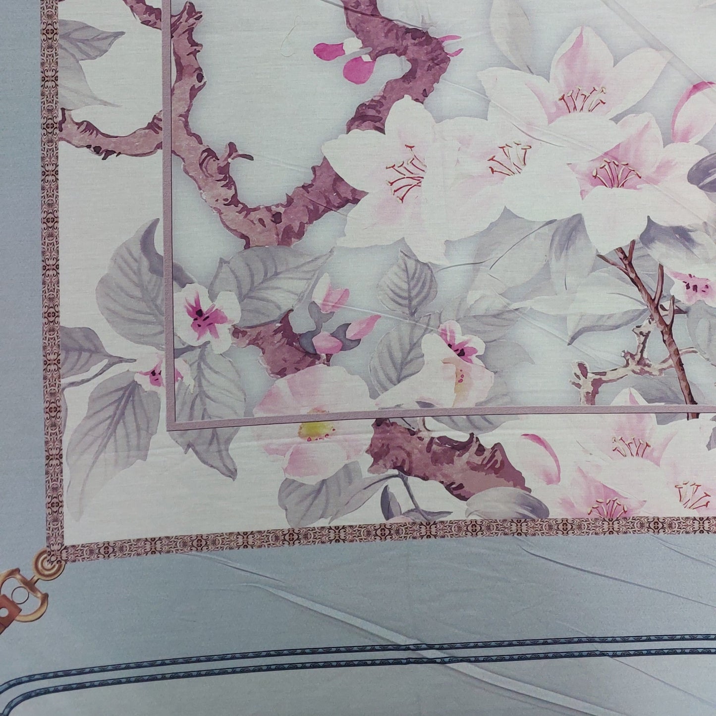 FLORAL DIGITAL PRINTED COTTON KING BEDSHEET
