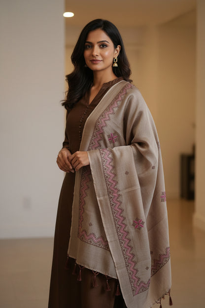 BEIGE CLASSIC STOLE