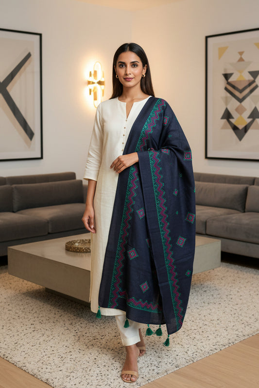 BLACK CLASSIC STOLE