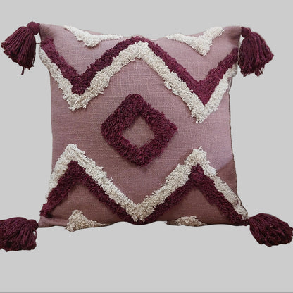 ONION PINK TUFTED CUSHION COVERS ( SET OF 2 )