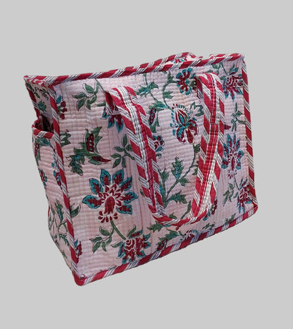 PINK & RED SMALL TOTE BAG