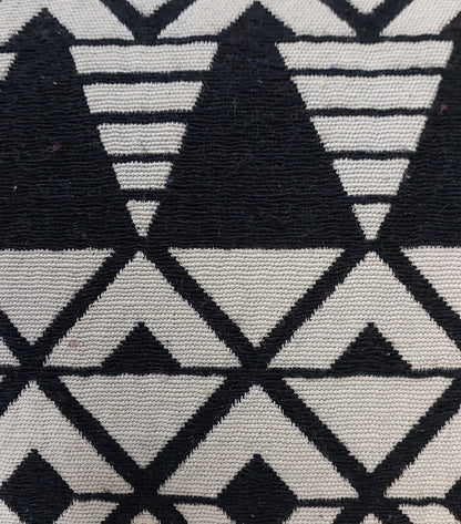 BLACK & WHITE GEOMETRICAL CUSHION COVERS ( SET OF 2 )