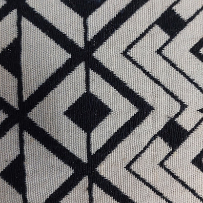 BLACK & WHITE GEOMETRICAL CUSHION COVERS ( SET OF 2 )