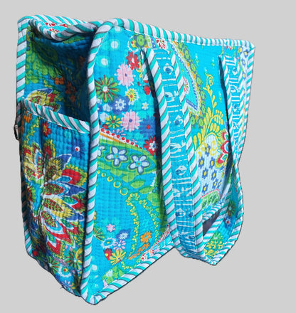 BLUE SMALL HAND BAG