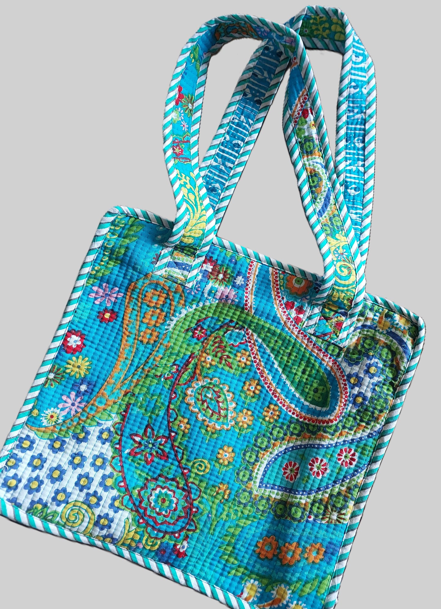 BLUE SMALL HAND BAG