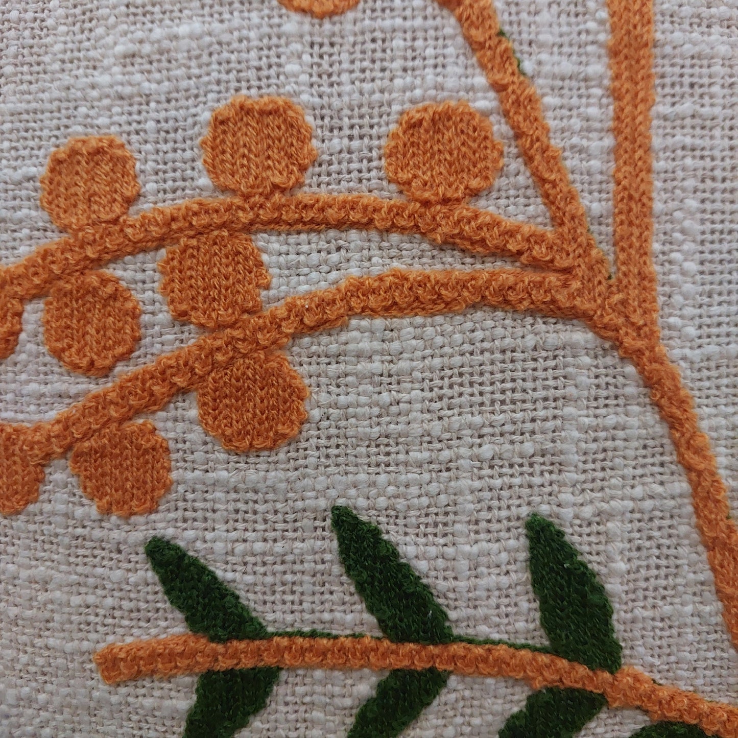 EMBROIDERED - FLORAL CUSHION COVERS ( SET OF 2 )