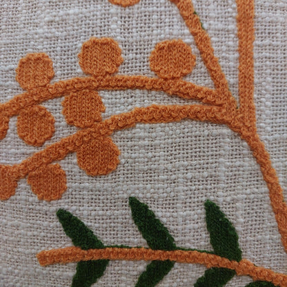 EMBROIDERED - FLORAL CUSHION COVERS ( SET OF 2 )